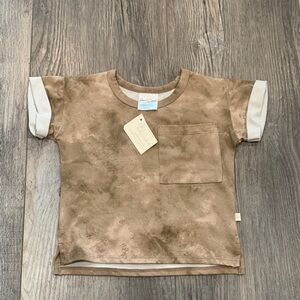 Jax & Lennon Kids Tan Tye Dye T-Shirt with Pocket